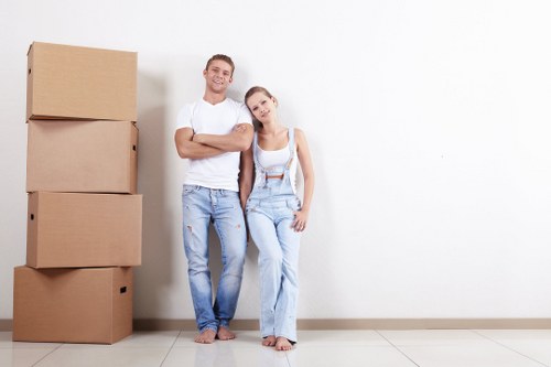 Removal company planning a house move in Mitcham