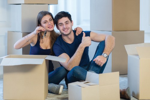 Careful furniture loading for a local Mitcham move