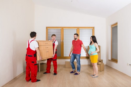 Local office movers handling equipment in Mitcham