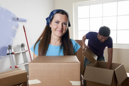 Removalists managing a narrow driveway and access challenges in Mitcham