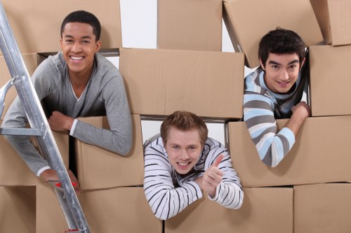 Customer raising a service concern during a moving job