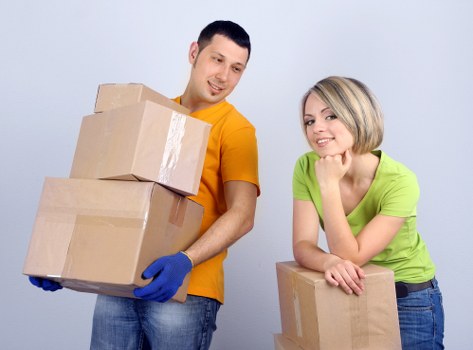 Careful loading of household items during removals in Mitcham