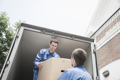Moving crew loading commercial items for transport in Mitcham