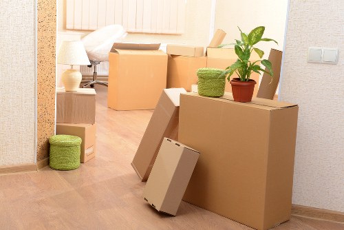 Local removals team assisting with a flat move in Mitcham