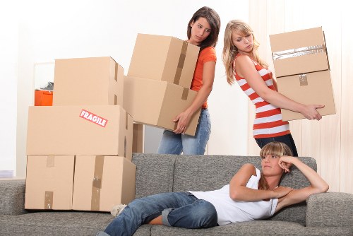 Business relocation using a removal van in Mitcham